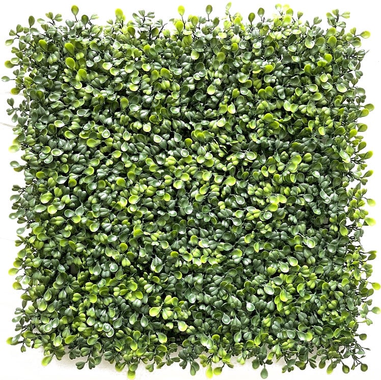 Пано изкуствена зелена декорация My Garden Boxwood Ivy Green BIG 38x38 см