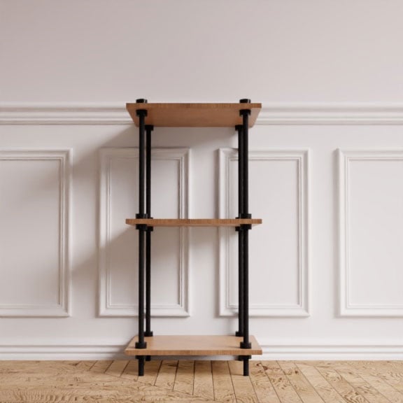 Стелаж метал + ЛПДЧ Deco Estanteria 92,5x43x35см / до 30кг на рафт