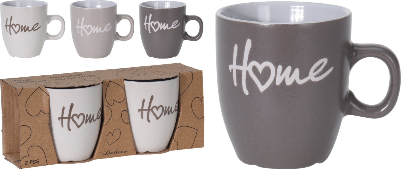 Керамични чаши Home 0.15 л / 2 броя