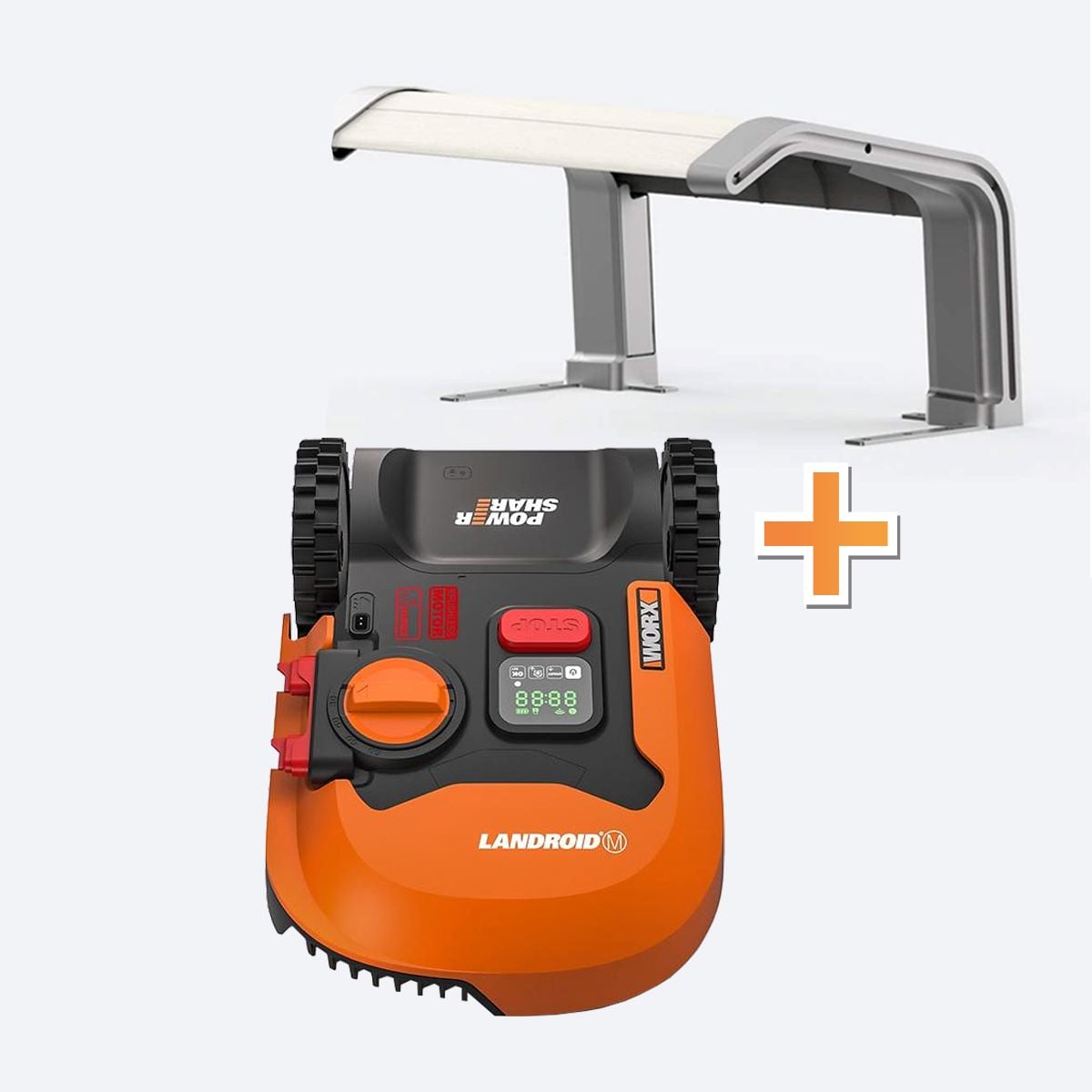 Комплект косачка робот Worx Landroid WR141E 500м2 с гараж WA0194