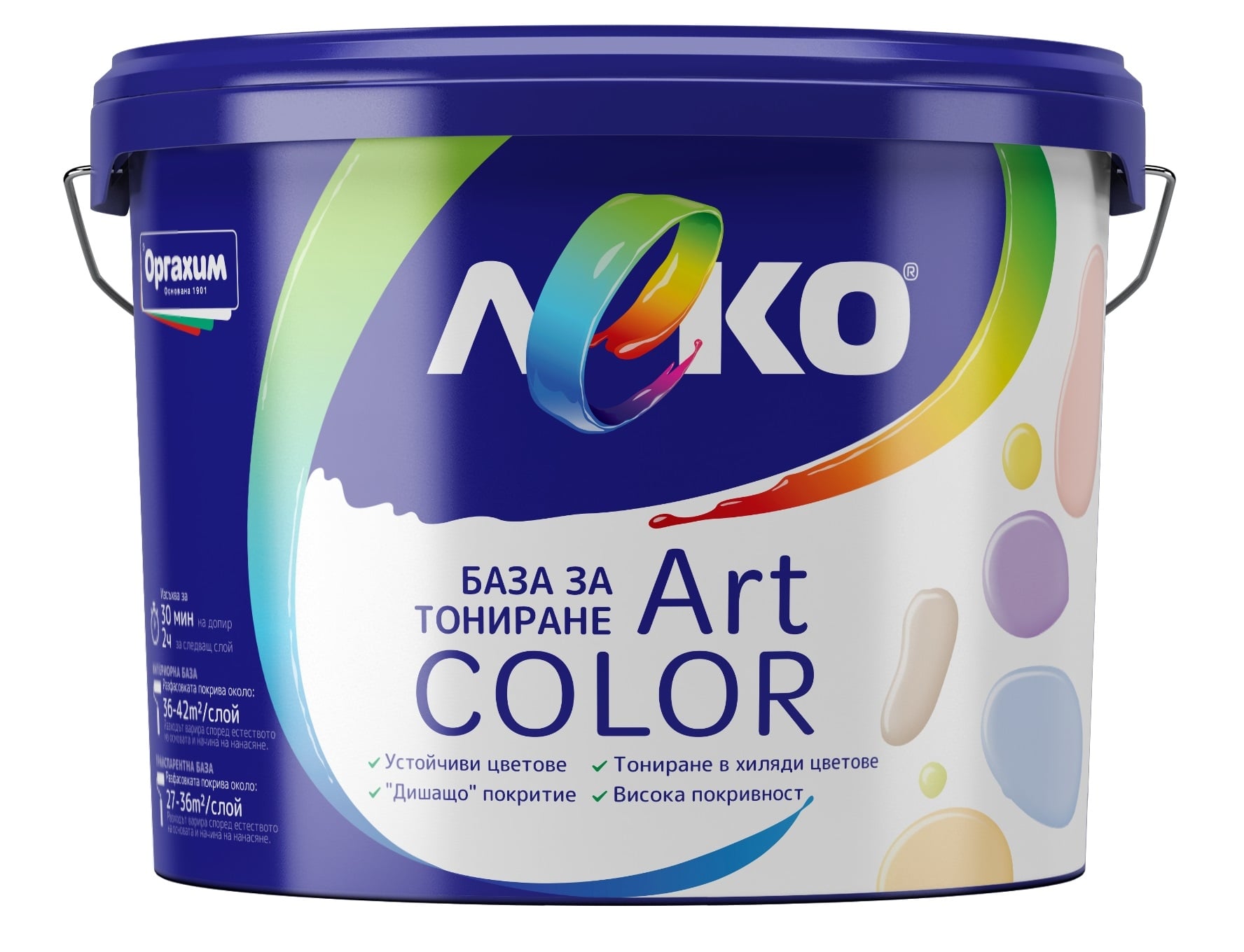 База за тониране Леко Art Color интериорна 3л
