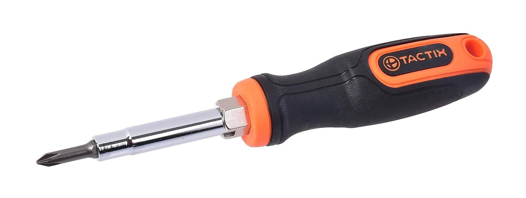 Отверка Tactix CR-V 6 в 1 с битове