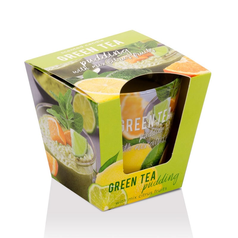 Ароматна свещ в чаша Green Tea Pudding 115г