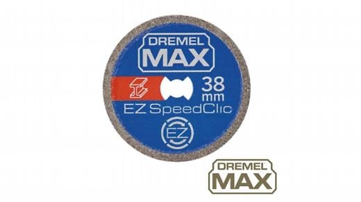 Премиум дискове за рязане на метал Dremel MAX EZ SpeedClic ø38мм / 5 броя