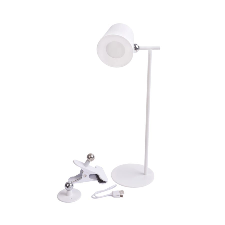 LED настолна лампа 3в1 Lightex Maze 2W CCT USB бяла