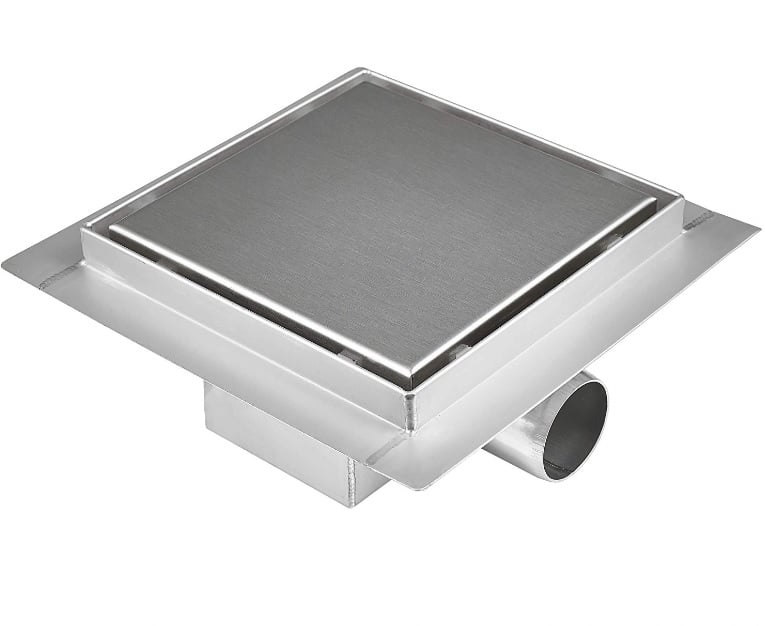 Точков неръждаем сифон Cascada Duo 150x150мм ø40/50мм