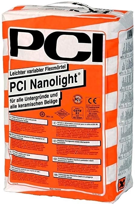 Циментово лепило PCI Nanolight Bg 15кг