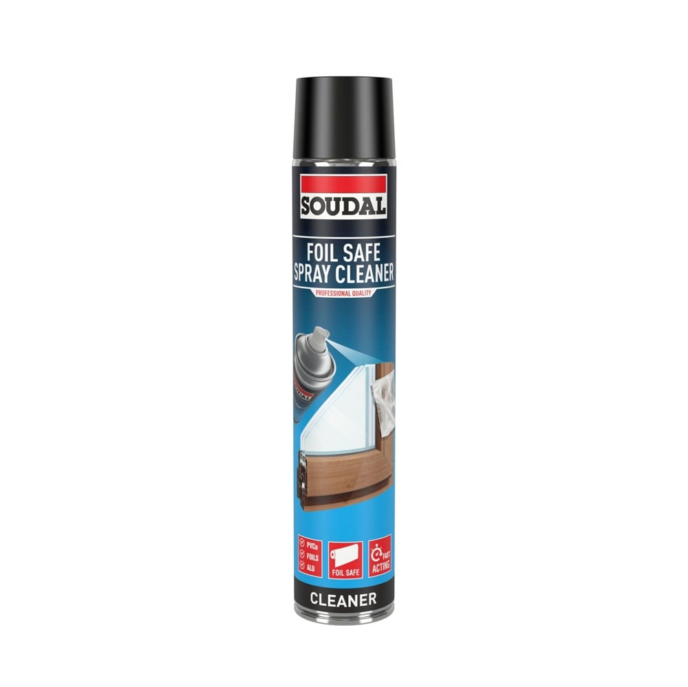 Спрей за почистване на цветна дограма Soudal Foil Safe Spray Cleaner 750мл