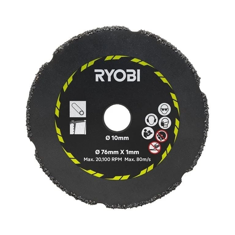 Комплект дискове за ъглошлайф Ryobi RAKCOT03 ø76мм / 3 броя