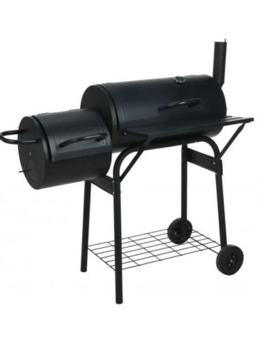 Барбекю на въглища с опушващa функция Ziel Grill CG015-S Smoker 115x53x114 см