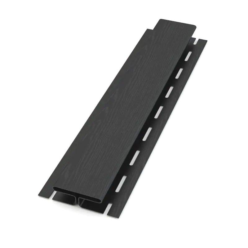 H-профил за PVC обшивка Devorex графит 3м