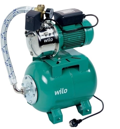 Хидрофорна помпа с цилиндричен съд Wilo HWJ 203 X EM 24 L / 0,75 kW