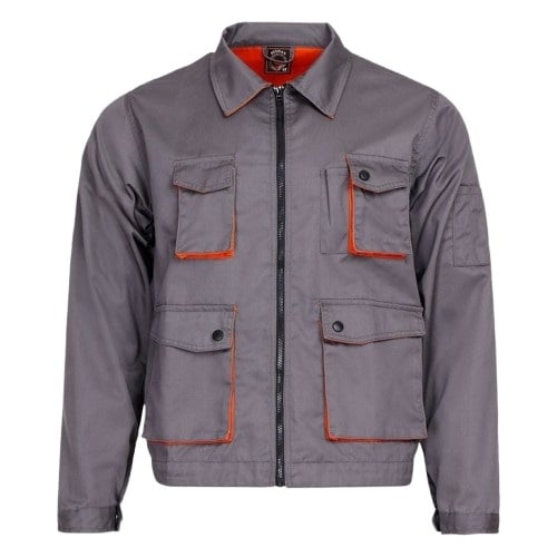 Работно яке Stenso Cargo DM Jacket сиво/оранжево / размер 60