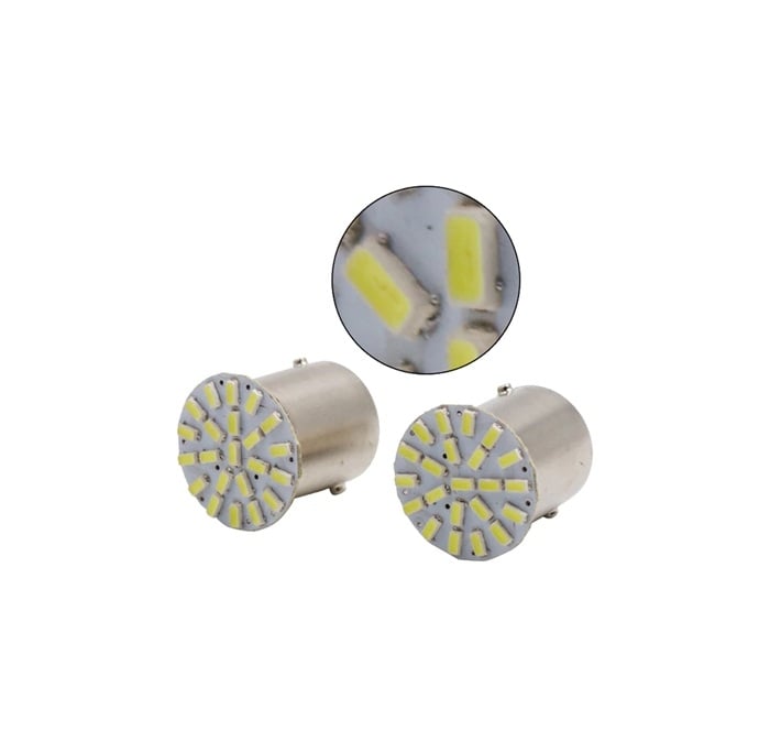 Комплект LED крушки Paolo P21/R5 BA15S 12V 2 броя