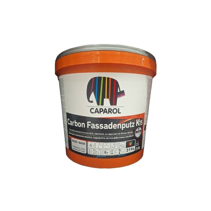 Мазилка Caparol Carbon Fassadenputz K15 база 25 кг