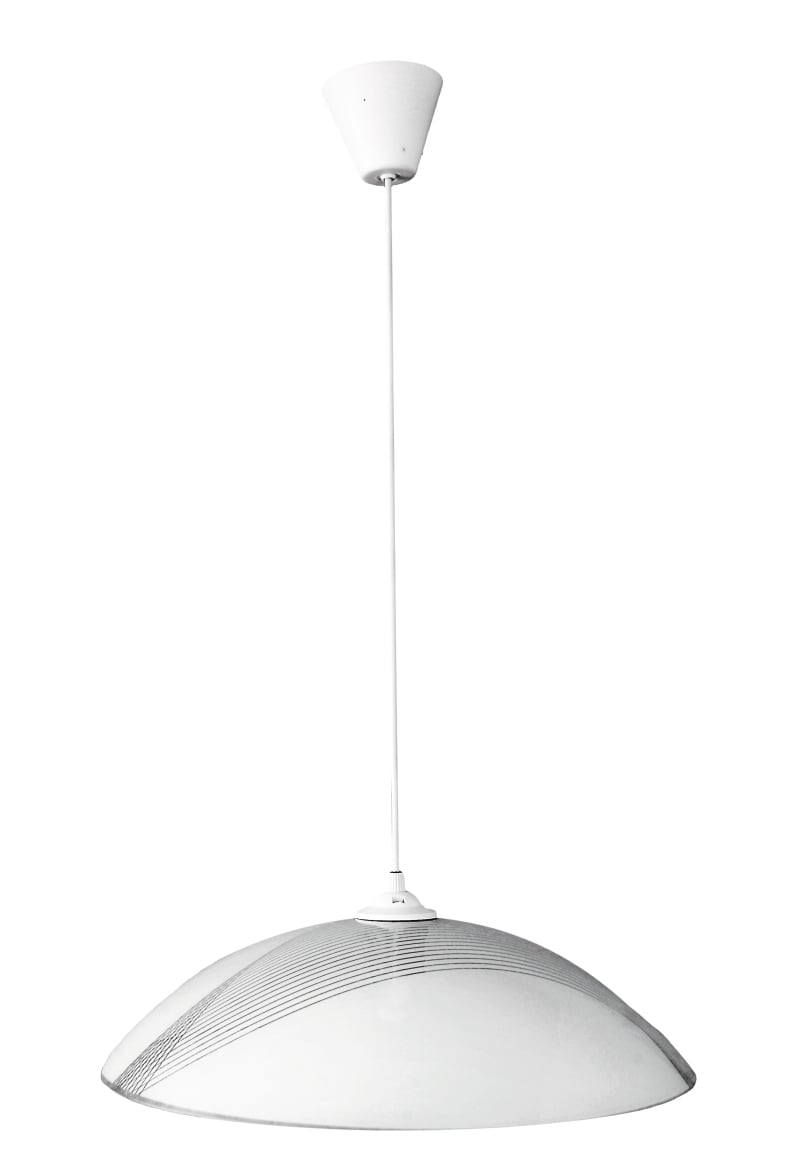 Пенделно стъкло Дива SP 31410 + бял кабел / Е27 1х60W