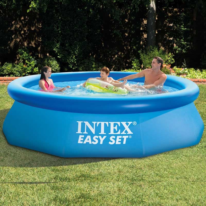 Надуваем басейн без помпа Intex Easy Set 28120 / 305х76см
