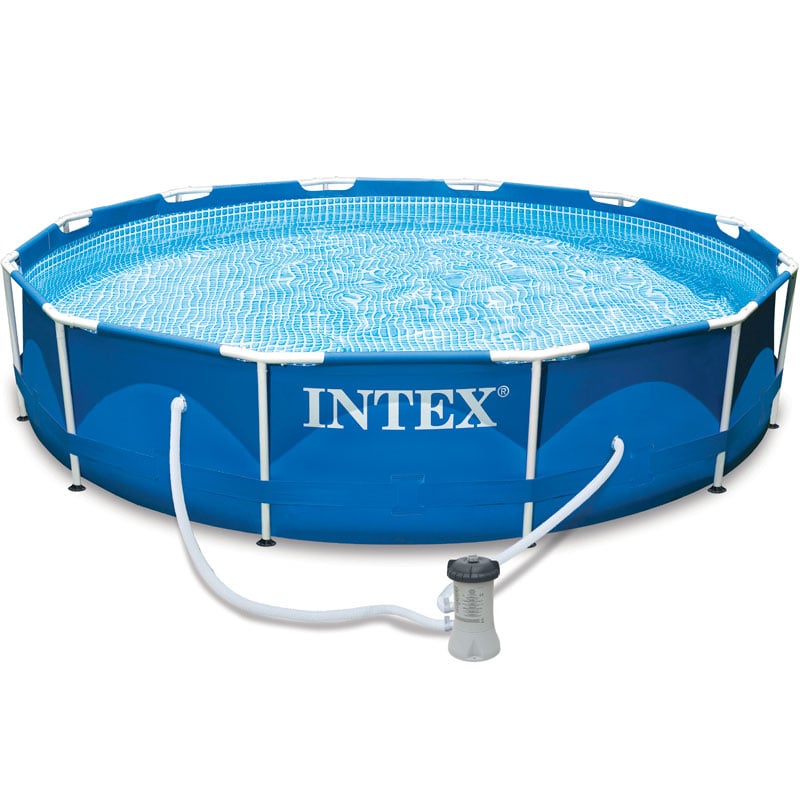 Басейн с метална рамка и филтърна помпа Intex 6500л / 366x76см
