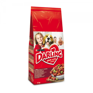 Суха храна за куче DARLING с месо и зеленчуци 15 кг.
