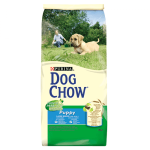 Суха храна за кученца DOG CHOW PUPPY LARGE BREED с пуйка 15 кг.