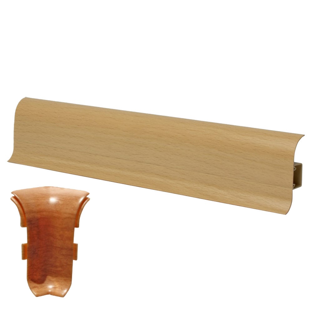 Вътрешен ъгъл за PVC перваз Salag SG56/01 Светъл бук