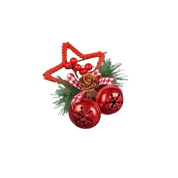 Коледна декорация Камбанки W1-5 / 14х10х5см